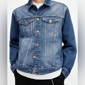 All Saints - Hebden Denim Trucker Jacket